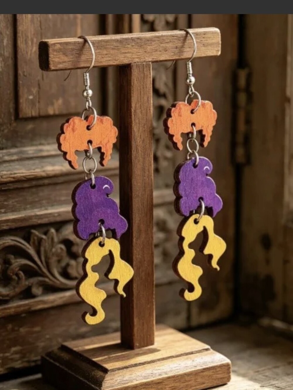 Hocus Pocus Sanderson Sisters Witch Earrings